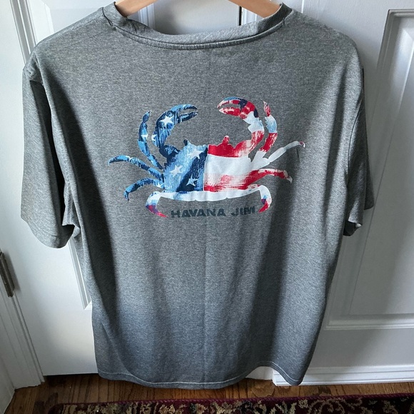 Havana Jim Cool Tech Crew T-Shirt Sz L - Picture 5 of 7